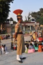 Wagah Border Guard Royalty Free Stock Photo