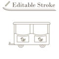 Wagon Of Children Train Icon