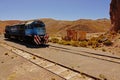 Train wagon on the railroad of Tren a las Nubes, in Salta Argentina Royalty Free Stock Photo