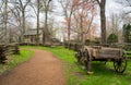 A Wagon at Lincoln Boyhood National Memorial, Indiana Royalty Free Stock Photo