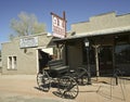 A Wagon at the O.K. Corral, Tombstone, Arizona