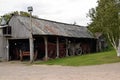Old Wagon Shed Royalty Free Stock Photo