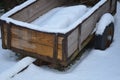 Wagon in the Snow