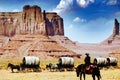 Wagon train Royalty Free Stock Photo