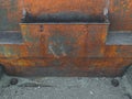 wagon train old mining sliver mine antique trolley rusty wheel steel rocks rusted old vintage antiques iron bin