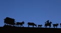 Wagon Train Royalty Free Stock Photo