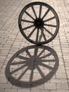 Wagon wheel Royalty Free Stock Photo