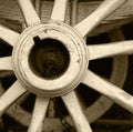 The wagon wheel Royalty Free Stock Photo