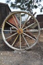 Wagon Wheel in Dufur, Oregon Royalty Free Stock Photo