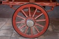 Wagon Wheel of Old Cart Royalty Free Stock Photo