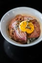 Wagyu beef donburi