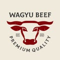 Wagyu Beef Japanese Meat Vector Images Design Royalty Free Stock Photo