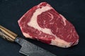 Wagyu Beef Ribeye Steak Raw Royalty Free Stock Photo