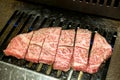 Wagyu A5 Beef yakiniku Royalty Free Stock Photo