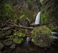 Wahclella waterfall in the columbia river gorge oregon hike near hood river Royalty Free Stock Photo