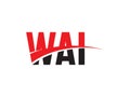 WAI Letter Initial Logo Design Vector Illustration