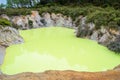 Wai-O-Tapu Thermal Wonderland which is located in Rotorua, New Zealand. Royalty Free Stock Photo