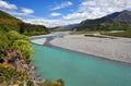 Waiau River, North Canterbury, New Zealand Royalty Free Stock Photo