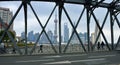 Waibaidu Bridge and Shanghai Skyline