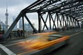 Waibaidu Bridge and Shanghai Skyline