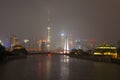 Waibaidu bridge and Shanghai skyline