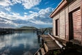 Waikawa habour. Sea in southern coast south island Newzealnd