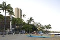 Waikiki Beach Hawaii Royalty Free Stock Photo