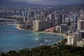 Waikiki Beach - Honolulu, Hawaii Royalty Free Stock Photo