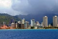 Waikiki Beach Honolulu Hawaii Royalty Free Stock Photo