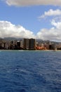 Waikiki Beach Honolulu Hawaii Royalty Free Stock Photo