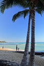 Waikiki Beach, Honolulu, Oahu, Hawaii Royalty Free Stock Photo