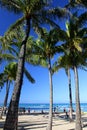 Waikiki Beach, Honolulu, Oahu, Hawaii Royalty Free Stock Photo