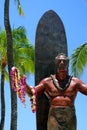 Waikiki Beach, Honolulu, Oahu, Hawaii Royalty Free Stock Photo