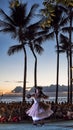 Waikiki Beach, Honolulu, Oahu Island, Hawaii - September 27, 2017