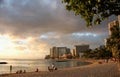 Waikiki Beach Royalty Free Stock Photo