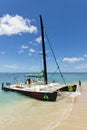 Waikiki catamaran boat ride Royalty Free Stock Photo