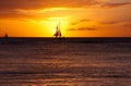 Waikiki Catamaran Royalty Free Stock Photo