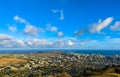 Waikiki and Honolulu from Tantalus Overlook on Oahu Royalty Free Stock Photo