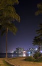 Waikiki night Royalty Free Stock Photo