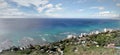 Waikiki and Oahu Gold Coast looking out into the pacific ocean