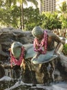 Makua and Kila iconic statue in Waikiki