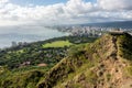 Waikiki view from Diamond Head Royalty Free Stock Photo