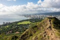 Waikiki view from Diamond Head Royalty Free Stock Photo