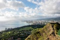 Waikiki view from Diamond Head Royalty Free Stock Photo