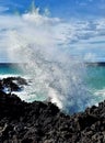 Waikoloa, Hawaii crashing wave