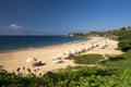 Wailea Beach,South Shore of Maui, Hawaii Royalty Free Stock Photo