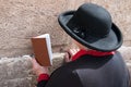 Wailing Wall Jerusalem, prayer Royalty Free Stock Photo