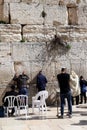 The Wailing Wall is part of the ancient wall around the western slope of the Temple Mount in the Old City of Jerusalem