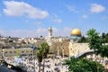 Wailing Wall square in old Jerusalem Royalty Free Stock Photo