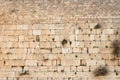 Wailing Wall (Western Wall) in Jerusalem texture Royalty Free Stock Photo